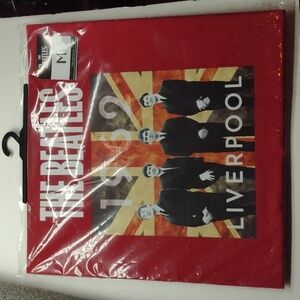 Beatles T-shirt Liverpool 1962 Size Medium Red